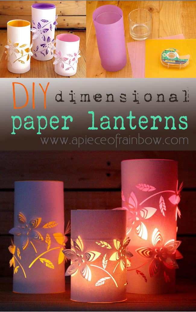 DIY: Dimensional Paper Lantern #2 - A Piece Of Rainbow