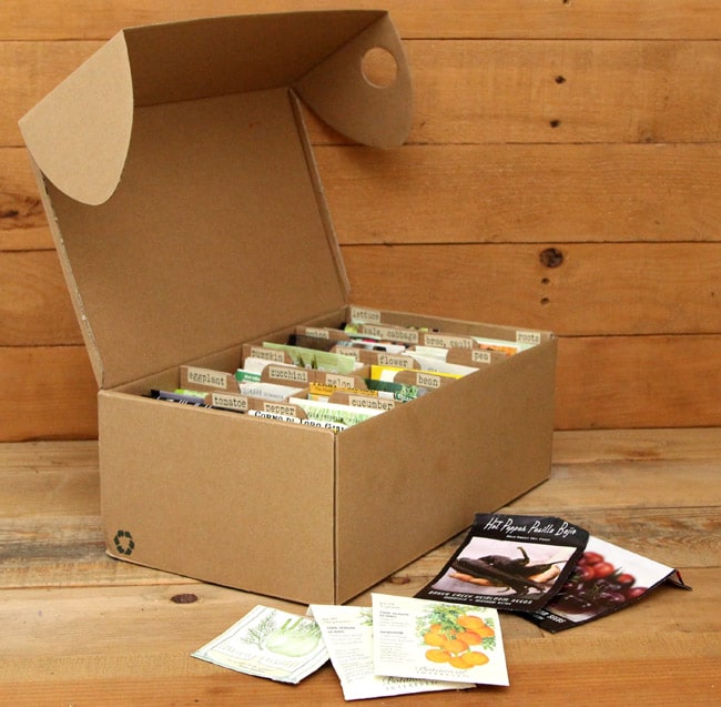 Make a Seed Box From Upcycled Shoe Boxes
