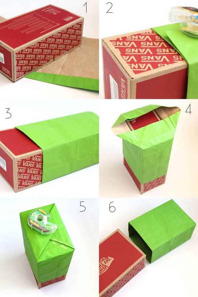 How to make a paper gift bag