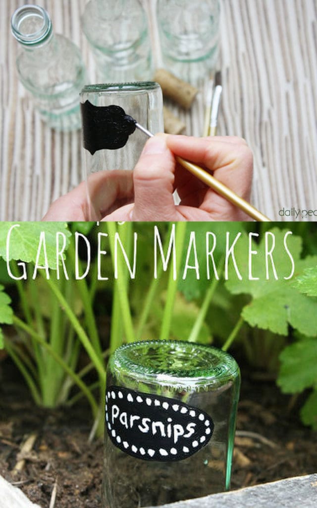 How to Reuse Glass Bottles in the Garden