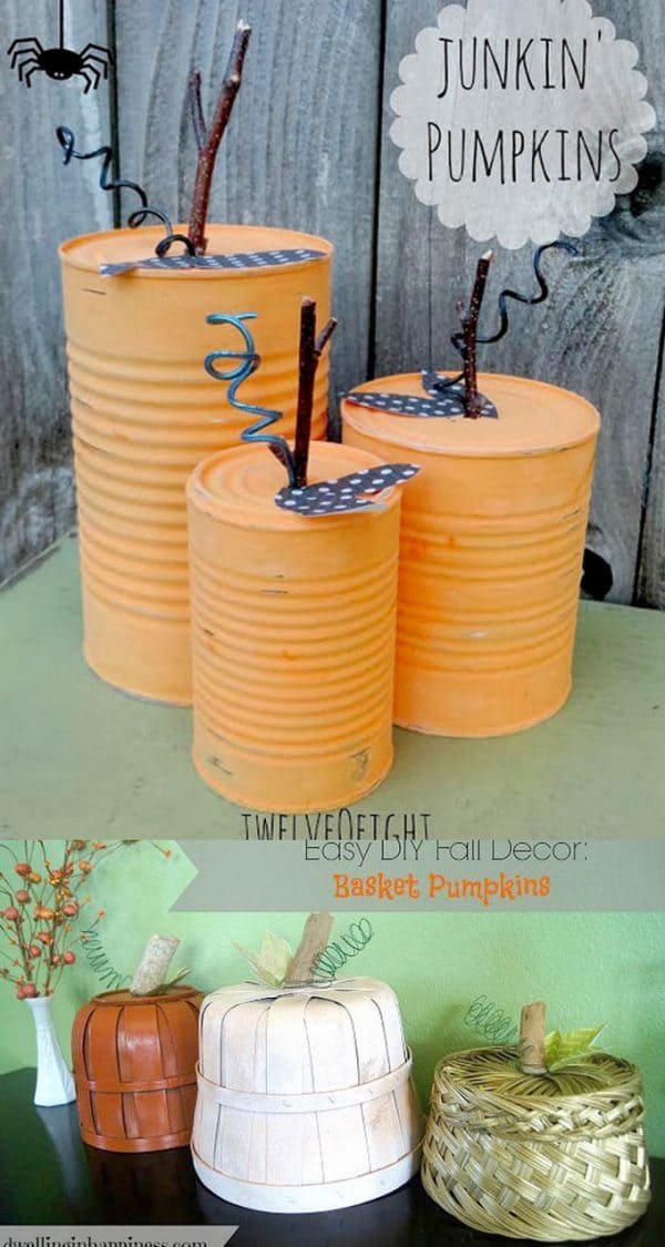 20+ Easy Creative DIY Pumpkin Decorations {Mostly Free!}