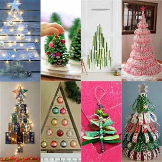 Unique Christmas Tree Decorations - Styrofoam Christmas Tree Craft Ideas -  Decorate With Me 