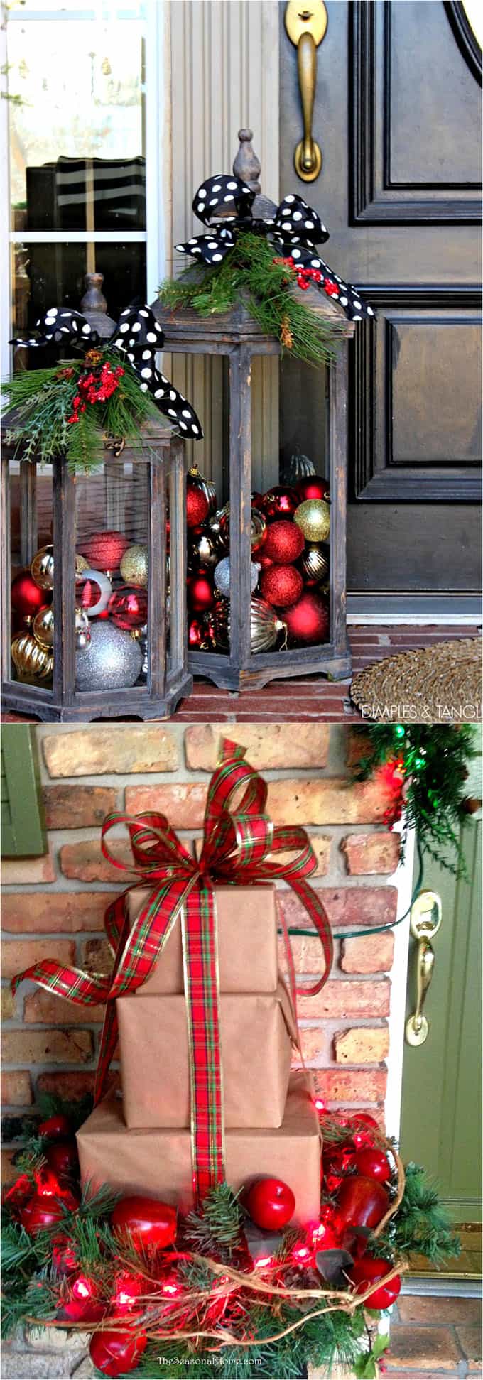 Christmas Outdoor Decoration Ideas For Pillars - Best Design Idea