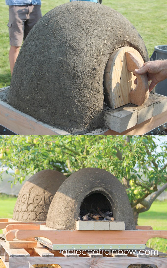 A No-Straw Clay Pizza Oven