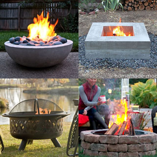 24 Best Outdoor Fire Pit Ideas to DIY or Buy - A Piece Of Rainbow
