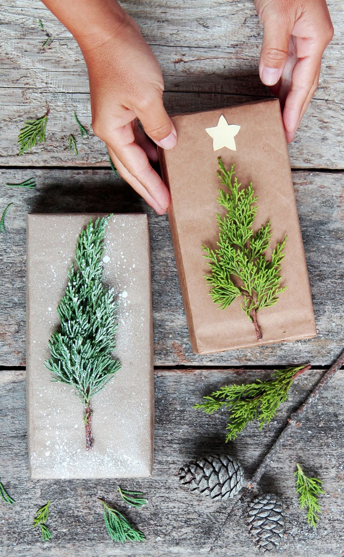 Free & Creative DIY Christmas Gift Wrapping in 5 Minutes  A Piece Of