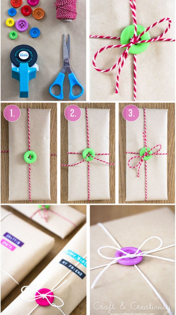 Unique Gift Wrapping Ideas for Kids (and Free Pennant Printable) -  hostessology