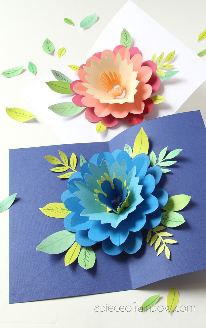Download Diy Happy Mother S Day Card With Pop Up Flower A Piece Of Rainbow SVG, PNG, EPS, DXF File