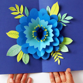 Download DIY Happy Mother's Day Card with Pop Up Flower - A Piece Of Rainbow