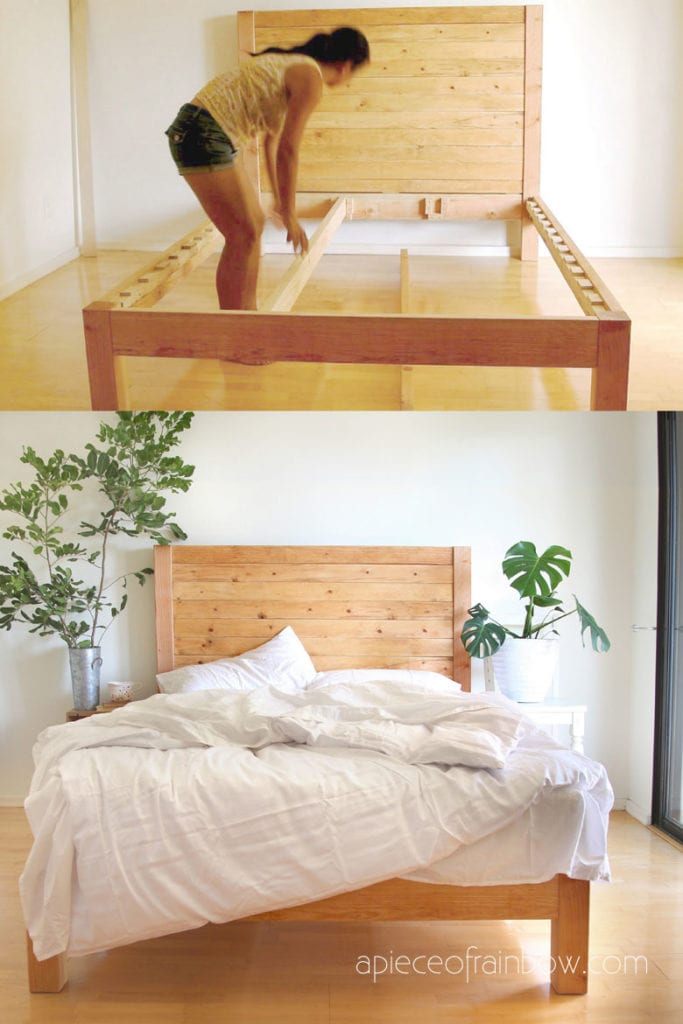 Featured image of post Minimalist Simple Wood Bed Frame