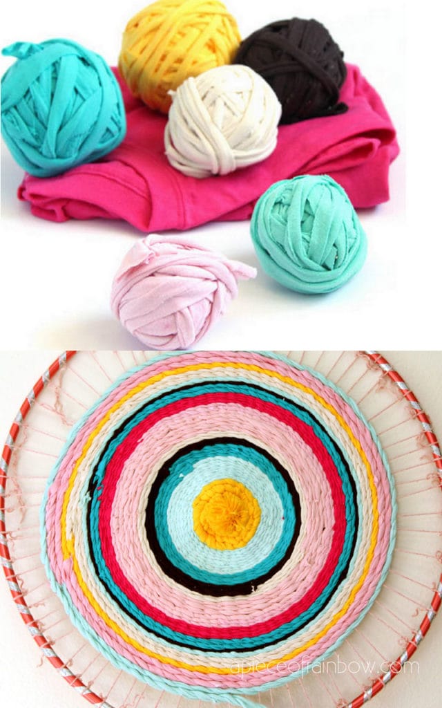 Make Balls Of Yarn From T-Shirts & Save The Scraps For Weaving
