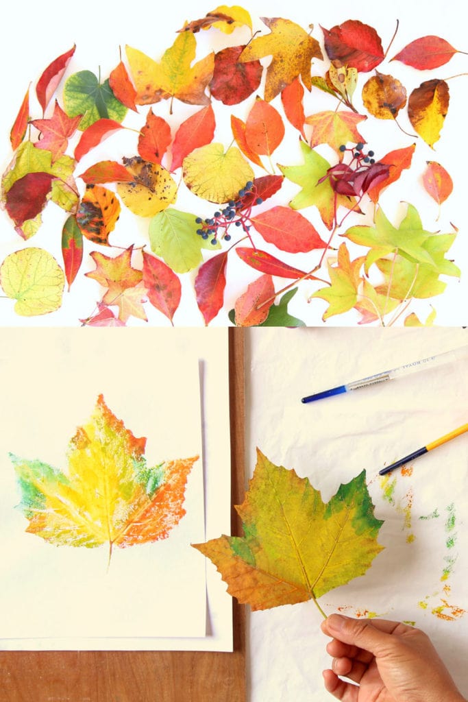 How To Make Leaf Prints With Paint