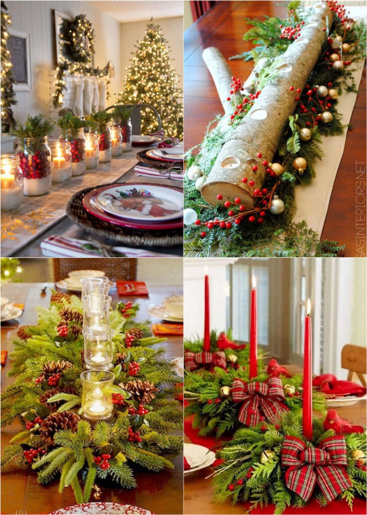 27 Gorgeous Christmas Table Decorations & Settings - A Piece Of ...