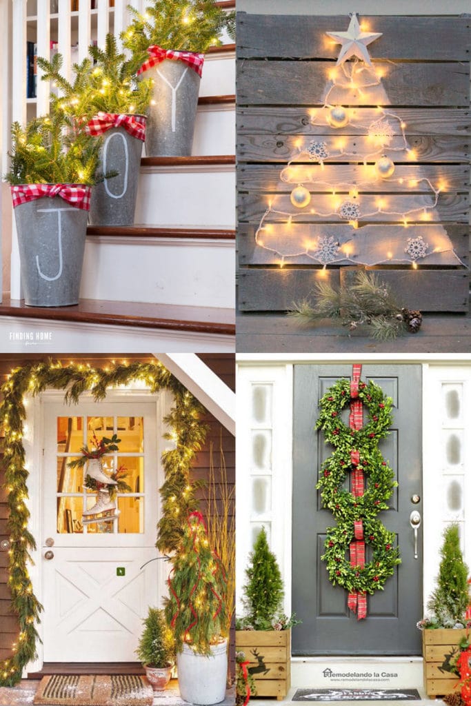 Oversized Christmas ornaments outdoor decorating ideas