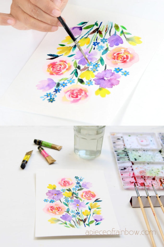 Easy Watercolor Painting Tutorials - Michele Clamp Art
