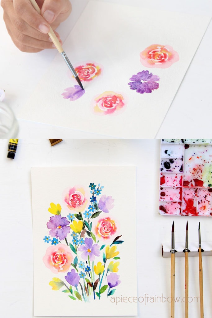 How NOT to Paint Loose Flowers