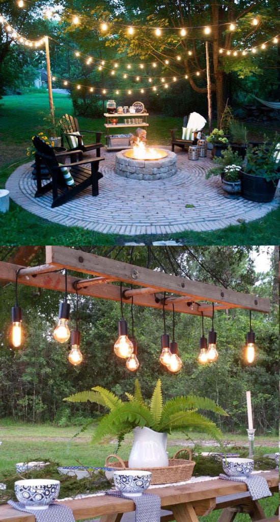 Decorative lamps go outdoor