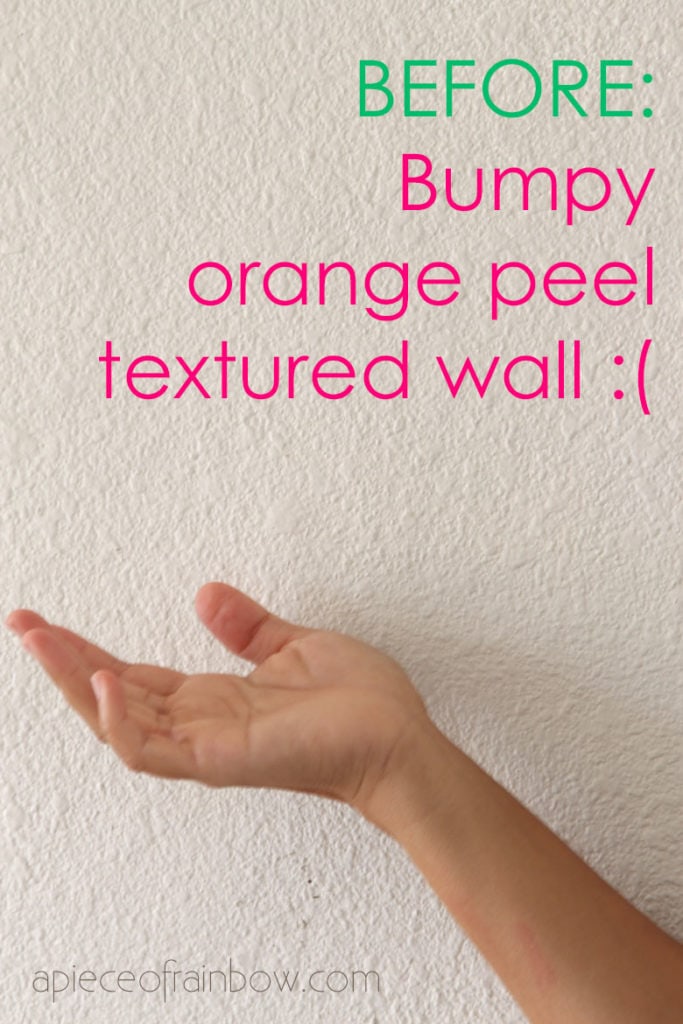 orange peel textured ceiling