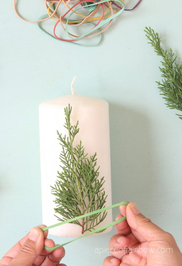 Creative Handmade Christmas Candlestick Natural Home DIY Decor