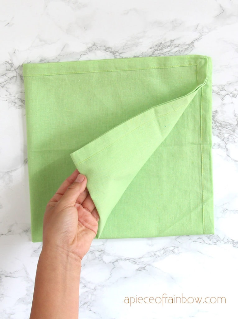How to Fold Your Holiday Napkin Like a Fir Tree