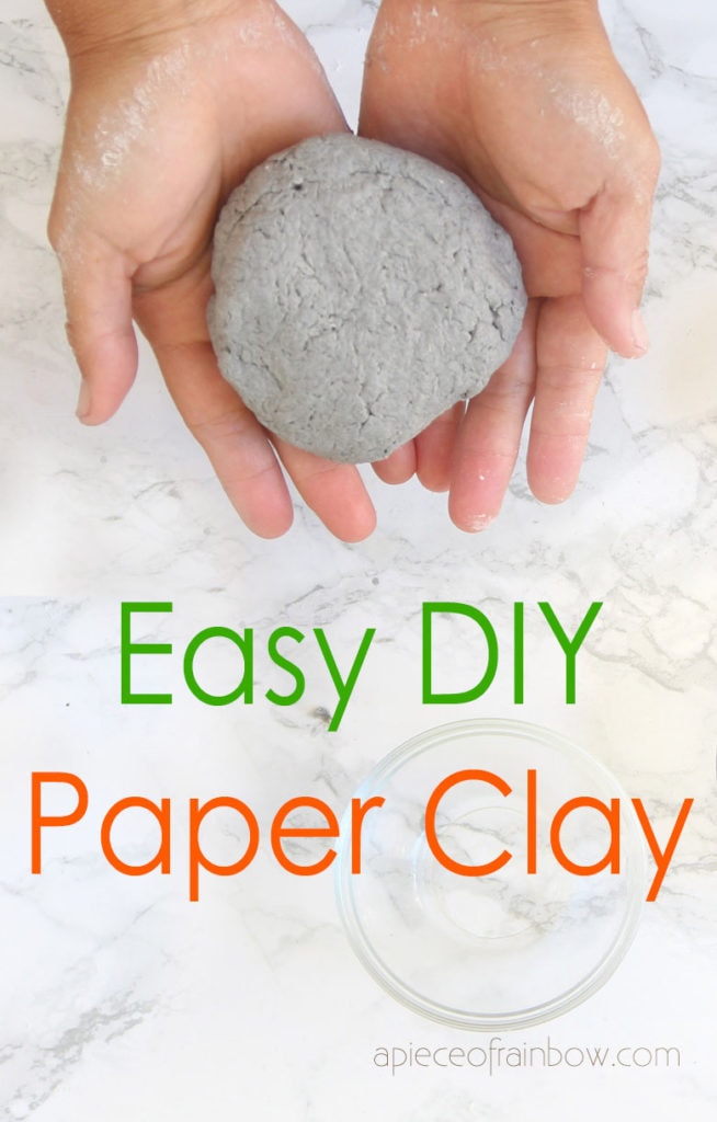 How to Make Paper Clay Simple Ingredients Without Glue?