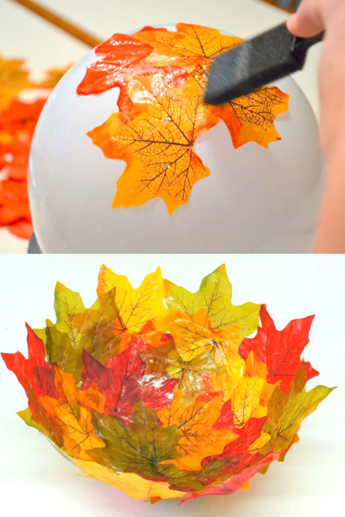 My Toddler Arts And Crafts With Autumn Leaves 