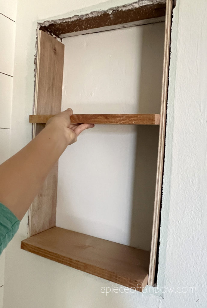 How To Turn An Old Medicine Cabinet Into Open Shelving - My