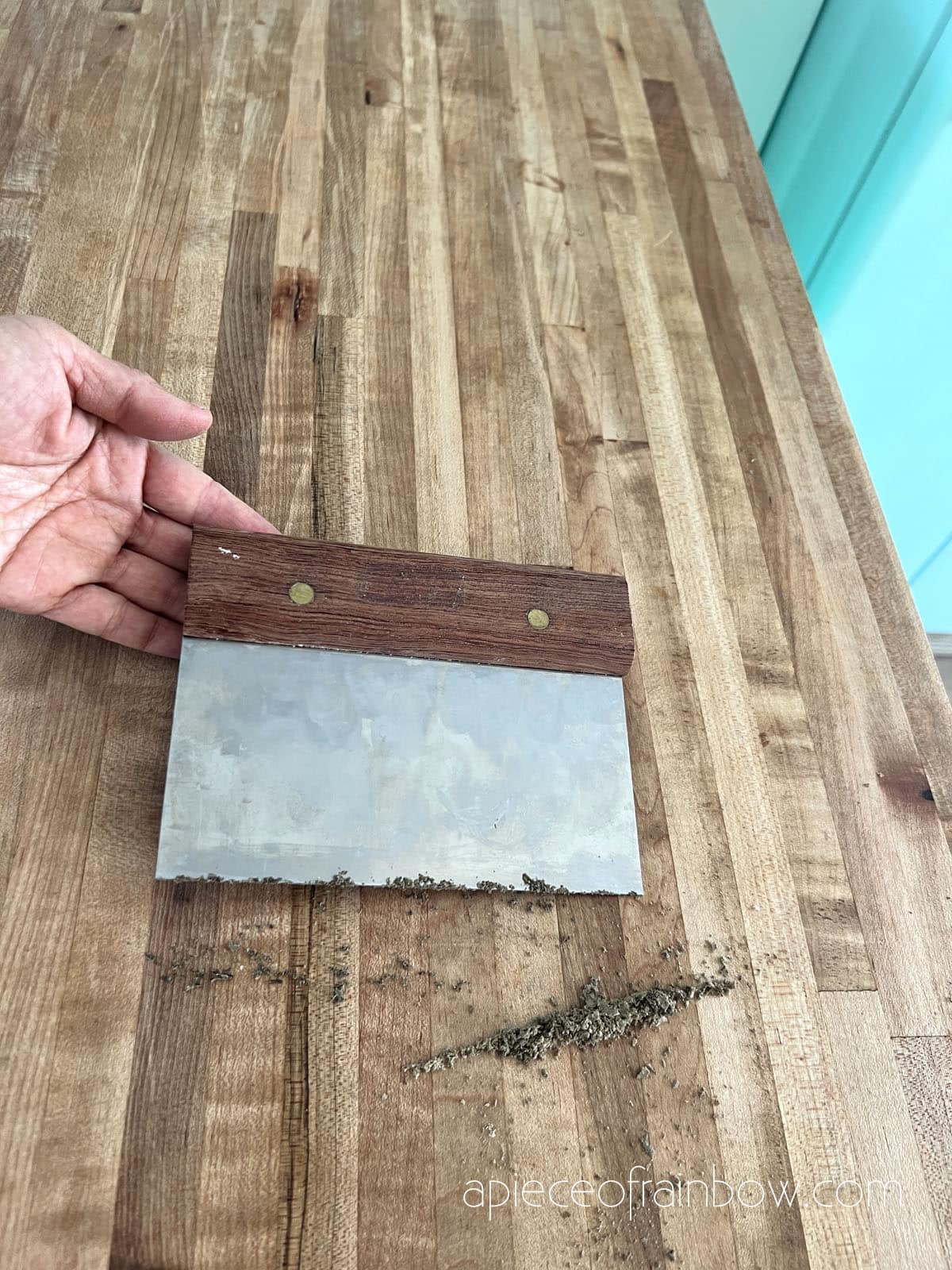 DIY Finish Butcher Block Countertop Seal Oil Polyurethane Wax Epoxy Wood Sealer Kitchen Remodel Counter Ideas Apieceofrainbow 5 