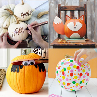 creative pumpkin decorating ideas without carving